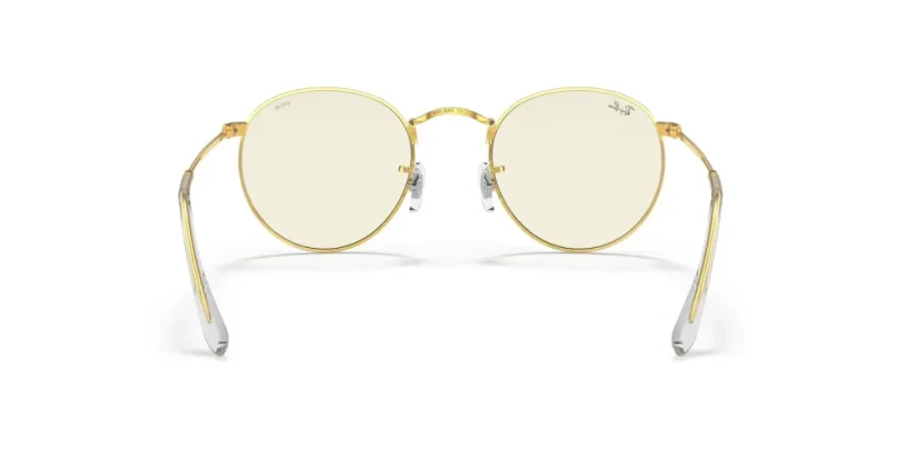 RAY-BAN RB3447 ROUND METAL 9196BL
