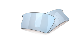 Náhradní skla - OAKLEY BISPHAERA SPEED OO9534 DEEP WATER POLARIZED