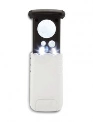 Konus Quicklens 3 kompaktní lupa 10x 20x 30x s LED osvětlením a UV