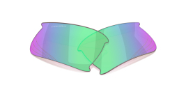 Náhradní skla - OAKLEY SUTURE JACKET  OO9532 GOLF