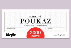 Dárkový poukaz v hodnotě 2000 Kč