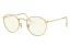 RAY-BAN RB3447 ROUND METAL 9196BL