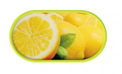 pouzdro se zrcátkem-citron