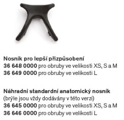 Příslušenství k brýlím Leader  standardní nosník pro modely