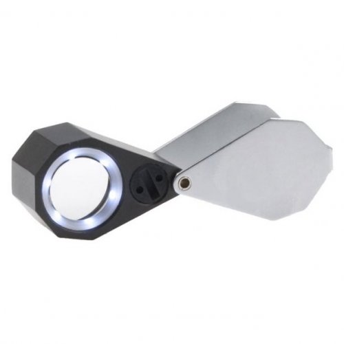 Viewlux lupa 20x, 21 mm, s LED světlem