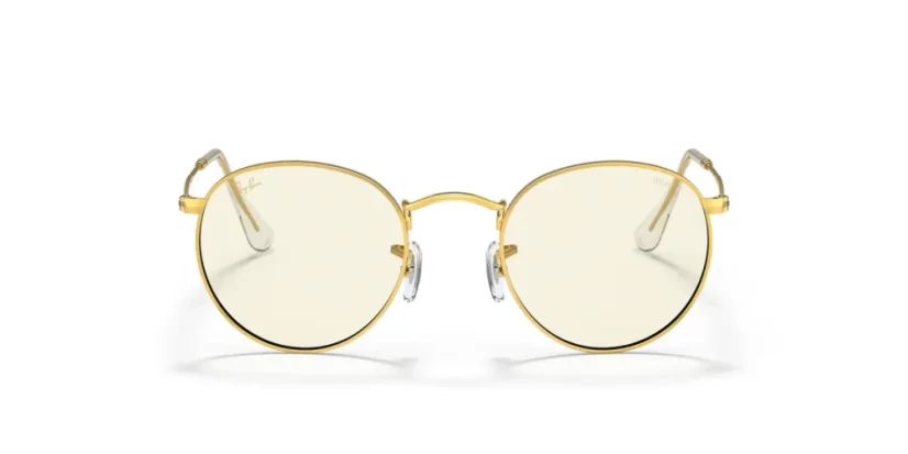 RAY-BAN RB3447 ROUND METAL 9196BL