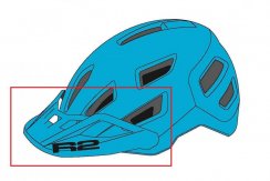 R2 Náhradní štítek cyklistické helmy ATH31R ATHA01L2