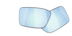 Náhradní skla - OAKLEY HELIOSTAT OO9231 DEEP WATER POLARIZED