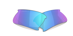 Náhradní skla - OAKLEY SUTURE JACKET  OO9532 SAPPHIRE POLARIZED